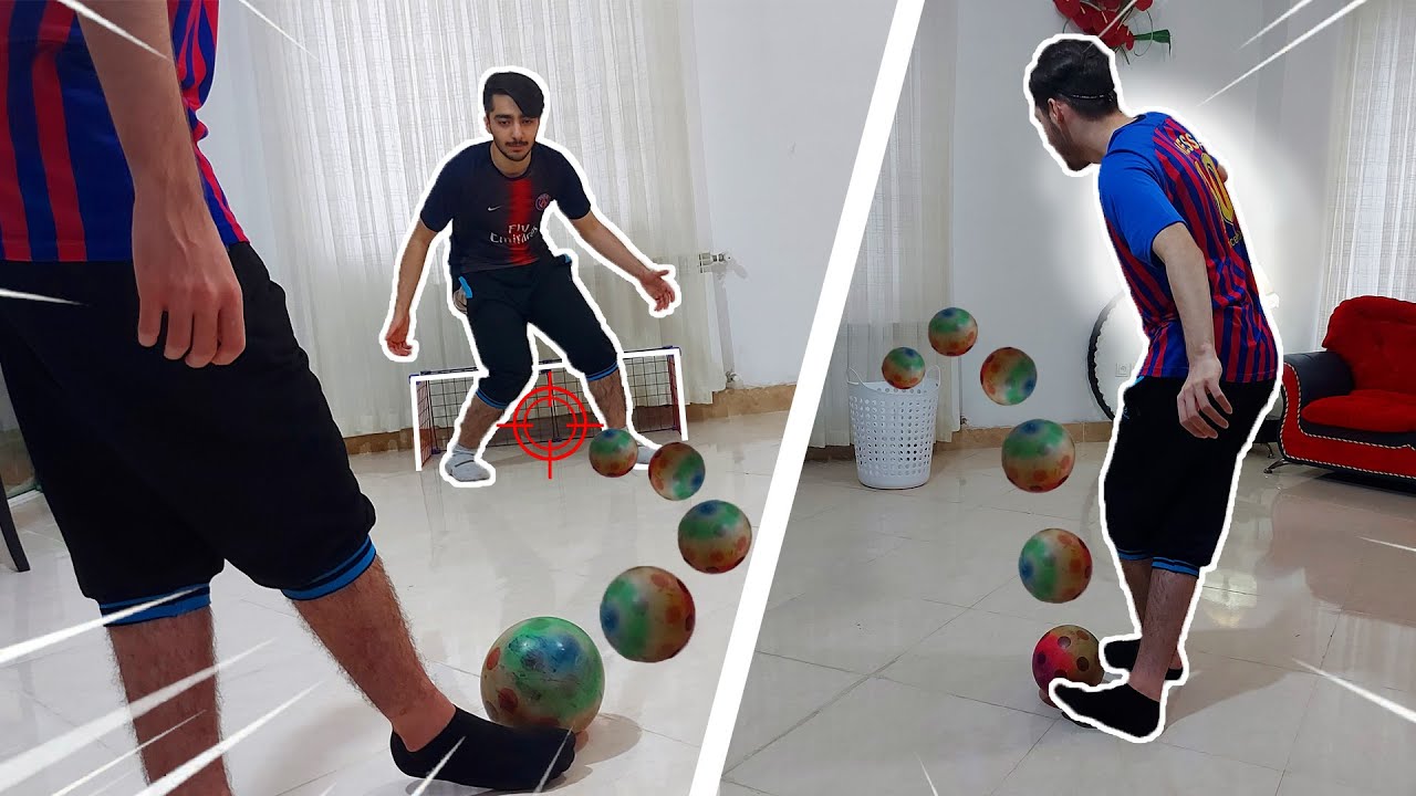 football challenge |چالش فوتبالی تو خونه⚽