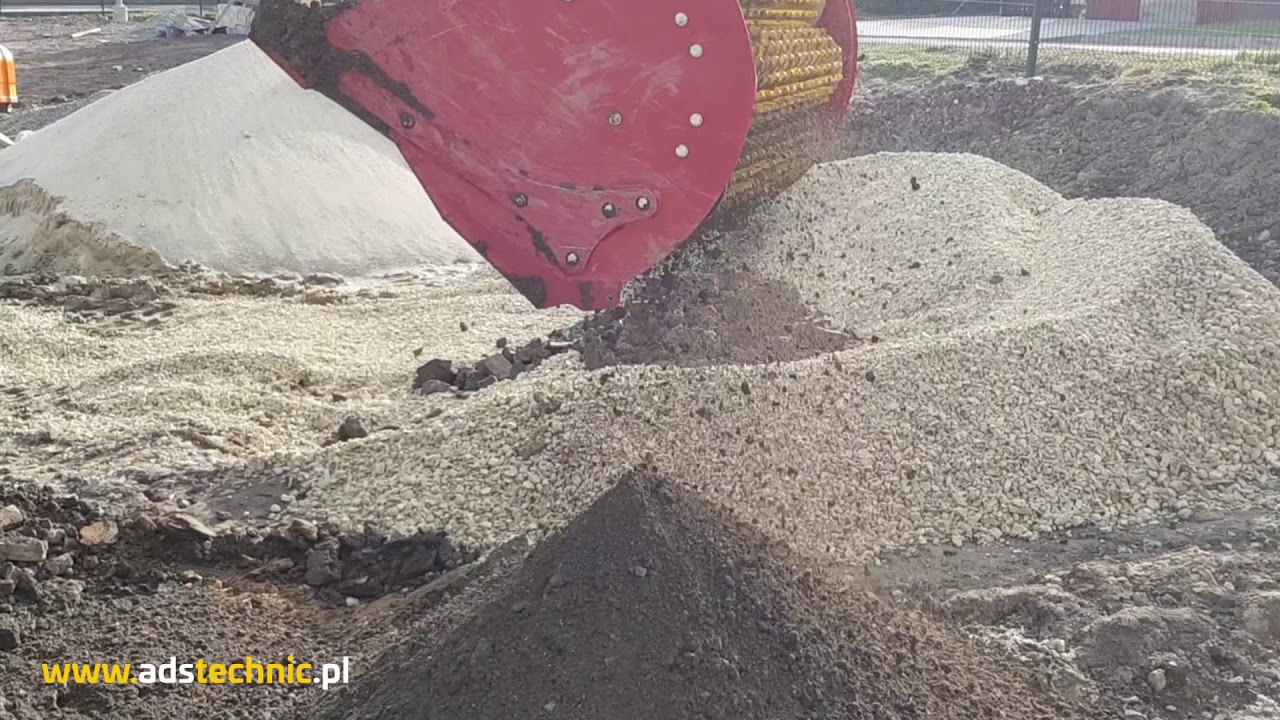 Łyżka przesiewająca Rotastar RS4-9 do koparko-ładowarki Mecalac TLB890