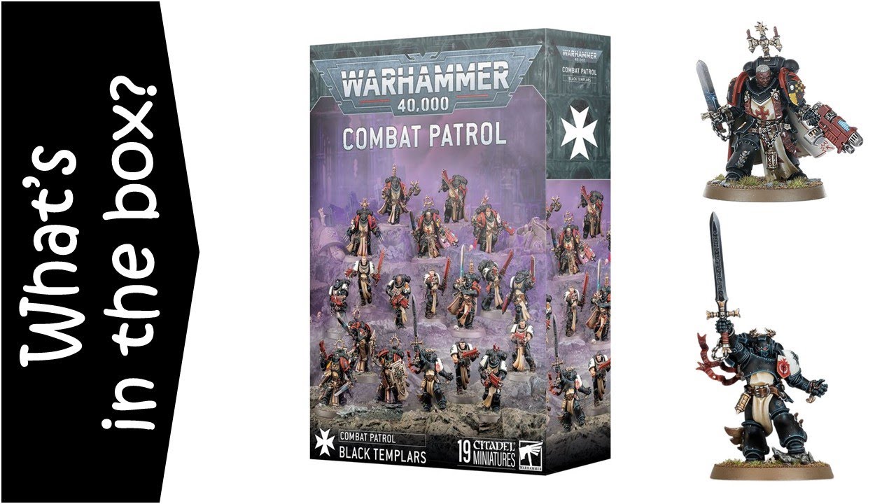 Combat Patrol Black Templars 2025 — распаковка и обзор