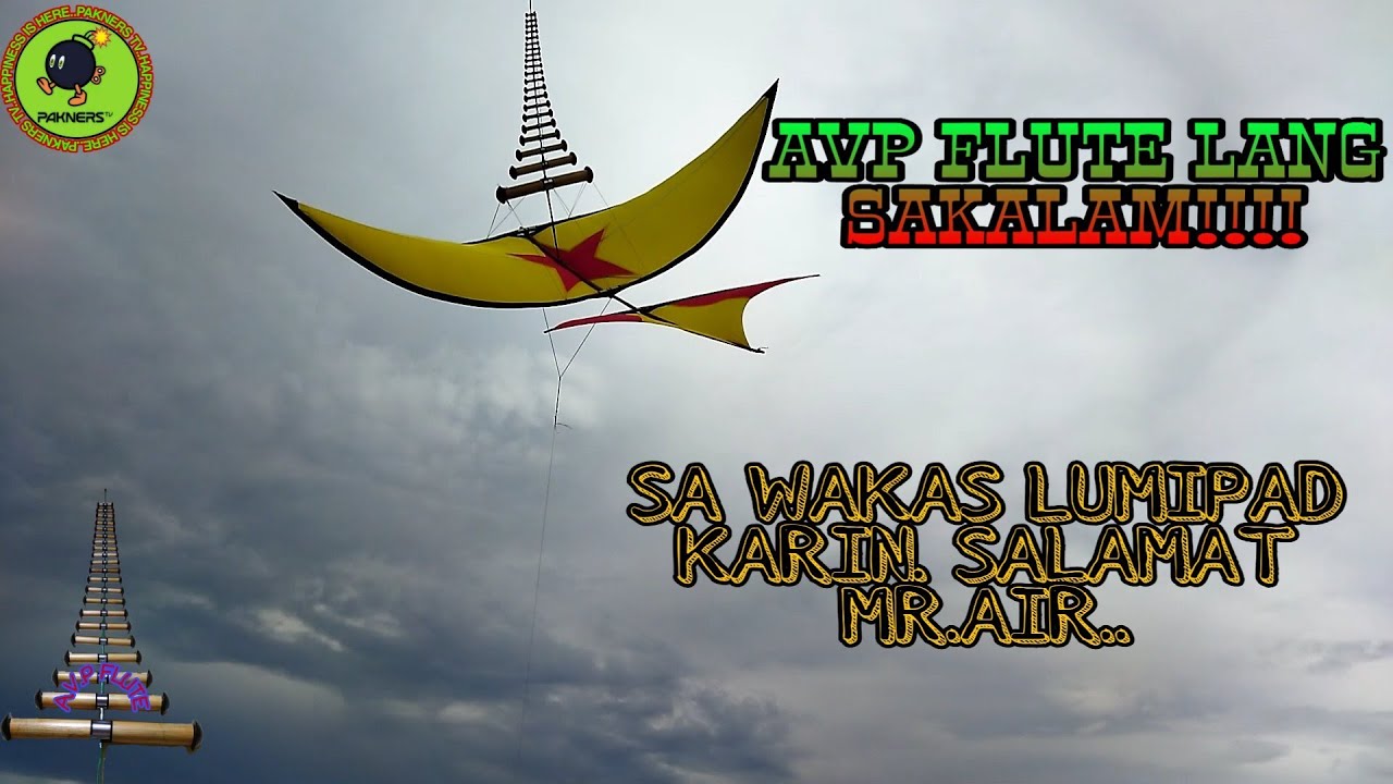 VIETNAM KITE WITH THE 21C VIETNAM FLUTE. SA WAKAS.