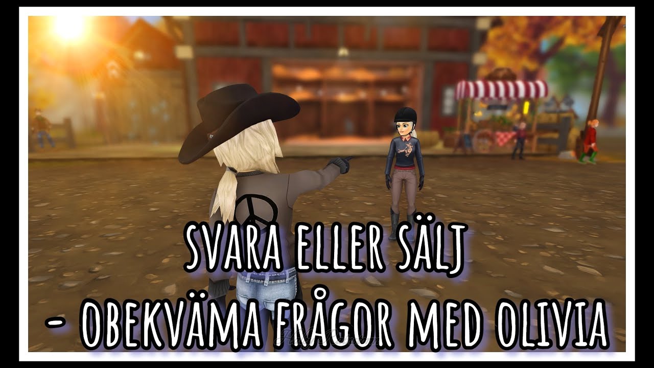 Svara eller sälj - Obekväma frågor med Olivia