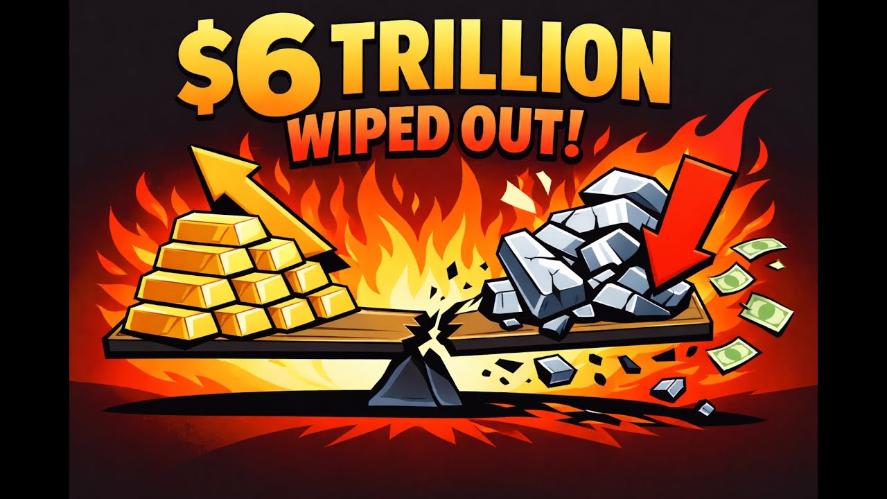 The $6 Trillion Gold & Silver Crash Explained: Dollar, Fed, and Forced Liquidations
