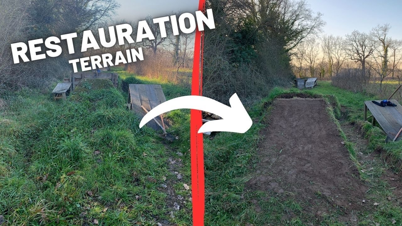 RECONSTRUCTION DE MON TERRAIN DE VTT