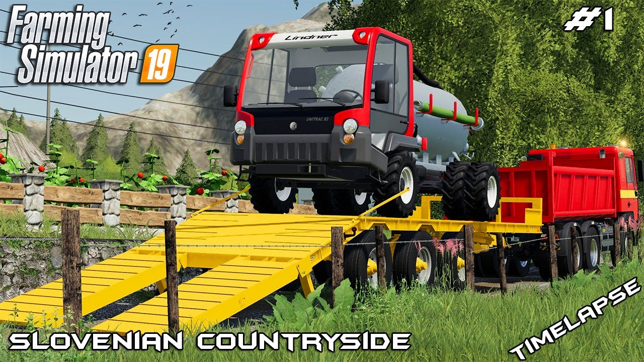 New equipment and spreading slurry | Slovenian Countryside | Farming Simulator 2019 | Episode 1