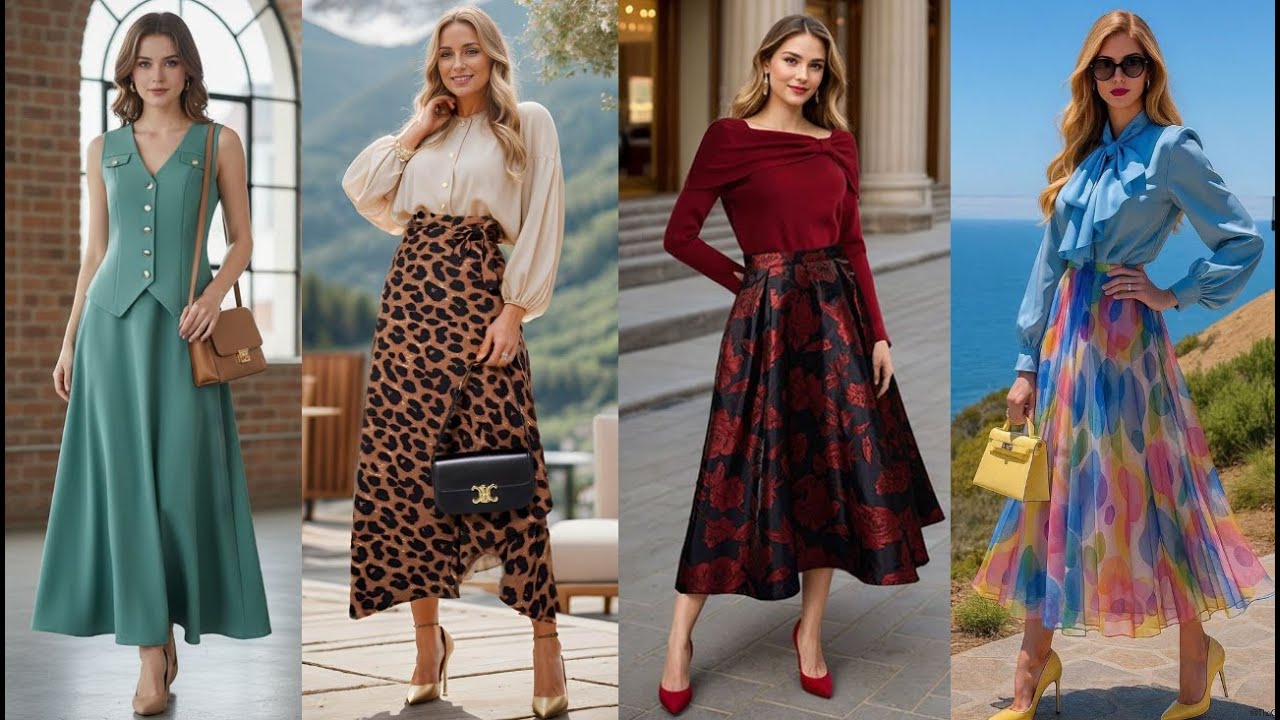 Trendy New Summer Long SKIRTS Outfit ideas For 2026