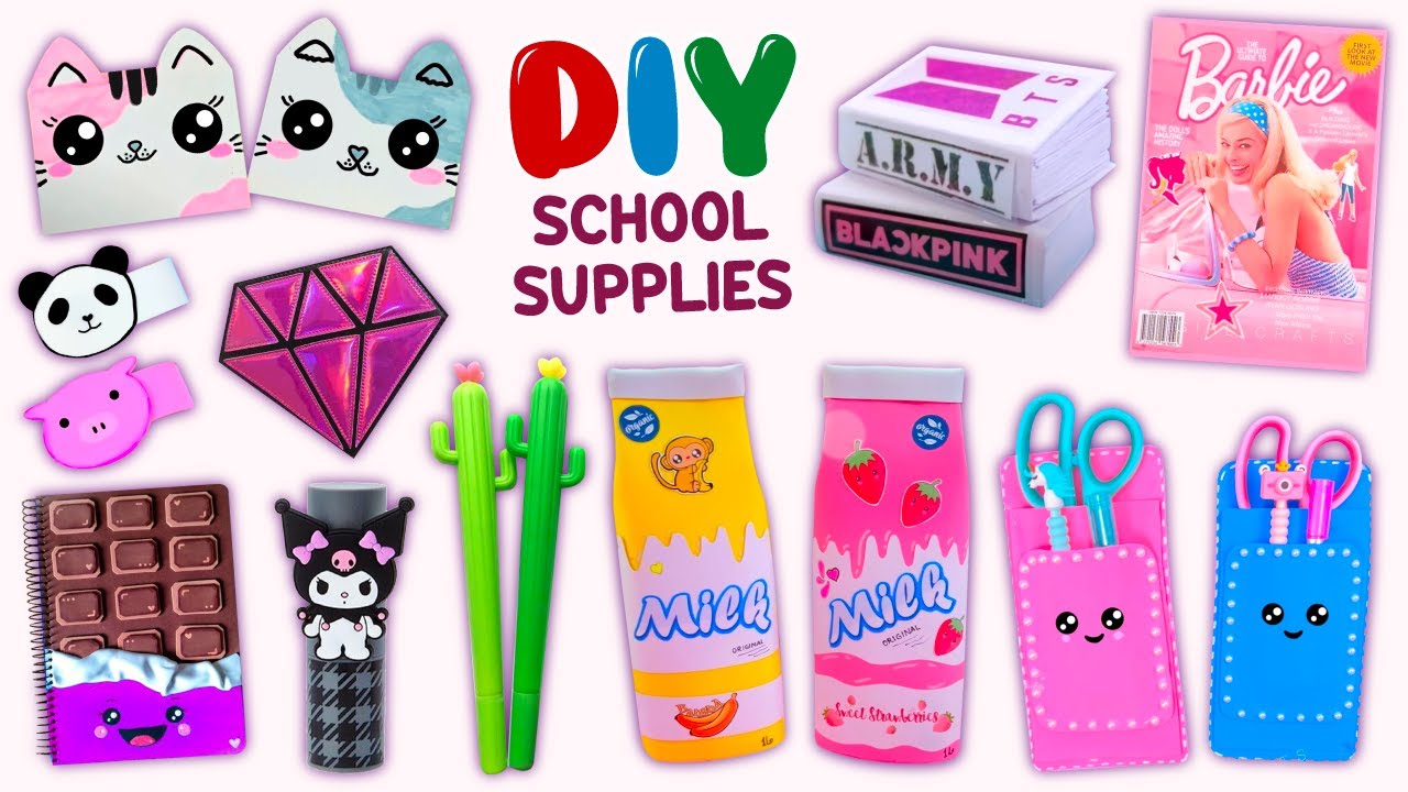 20 DIY SCHOOL SUPPLIES IDEAS YOU WILL LOVE