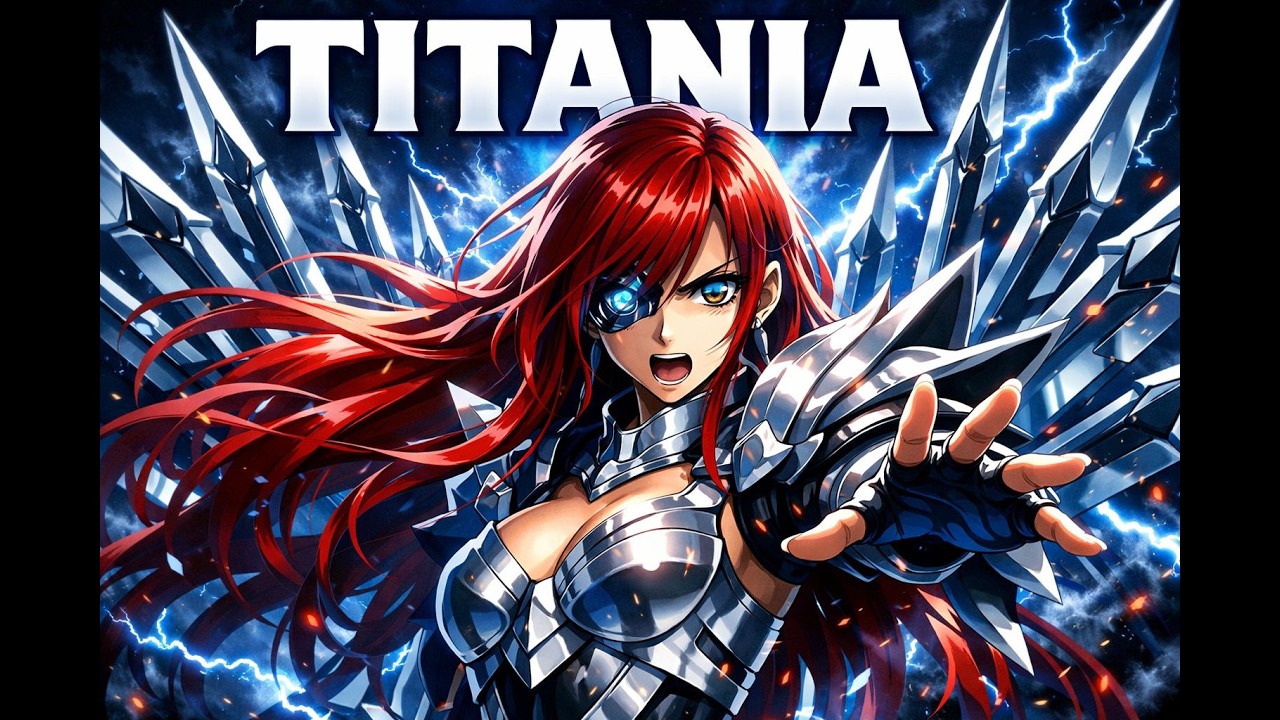 TITANIA ⚔️ | A História de Erza Scarlet em Música Épica (Fairy Tail) | #FairyTail
