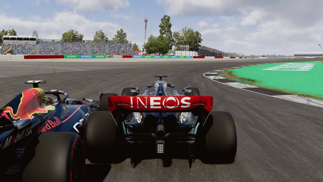 F1 2023 Gameplay George Russell - Britain with Logitech G29