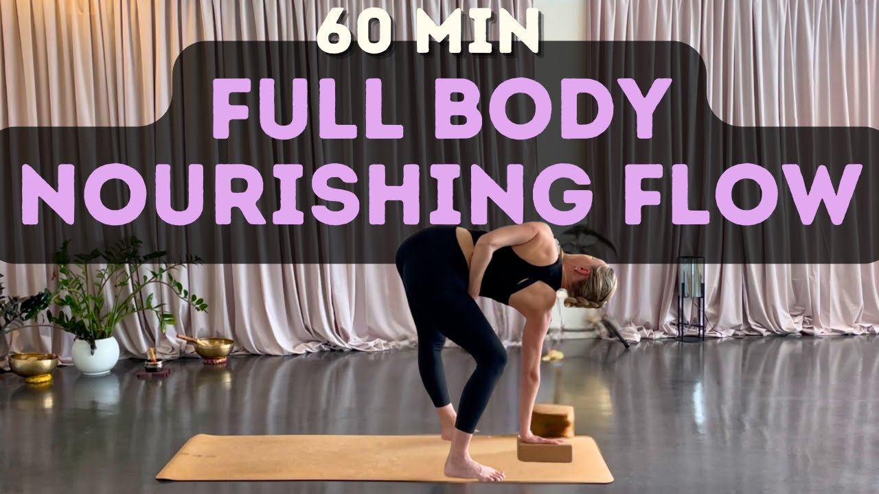 60 Min Restorative Vinyasa Yoga | Move Mindfully in Flow