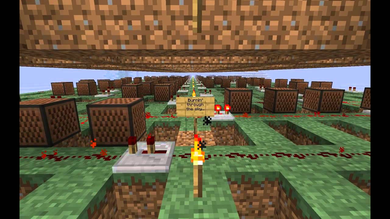 Minecraft Note Blocks - Queen - Don't Stop Me Now