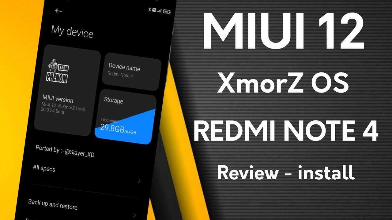 MIUI 12 XmorZ 20.9.24 Edition for Redmi Note 4 (Mido) Review and Install | MIUI 12 Always on Screen