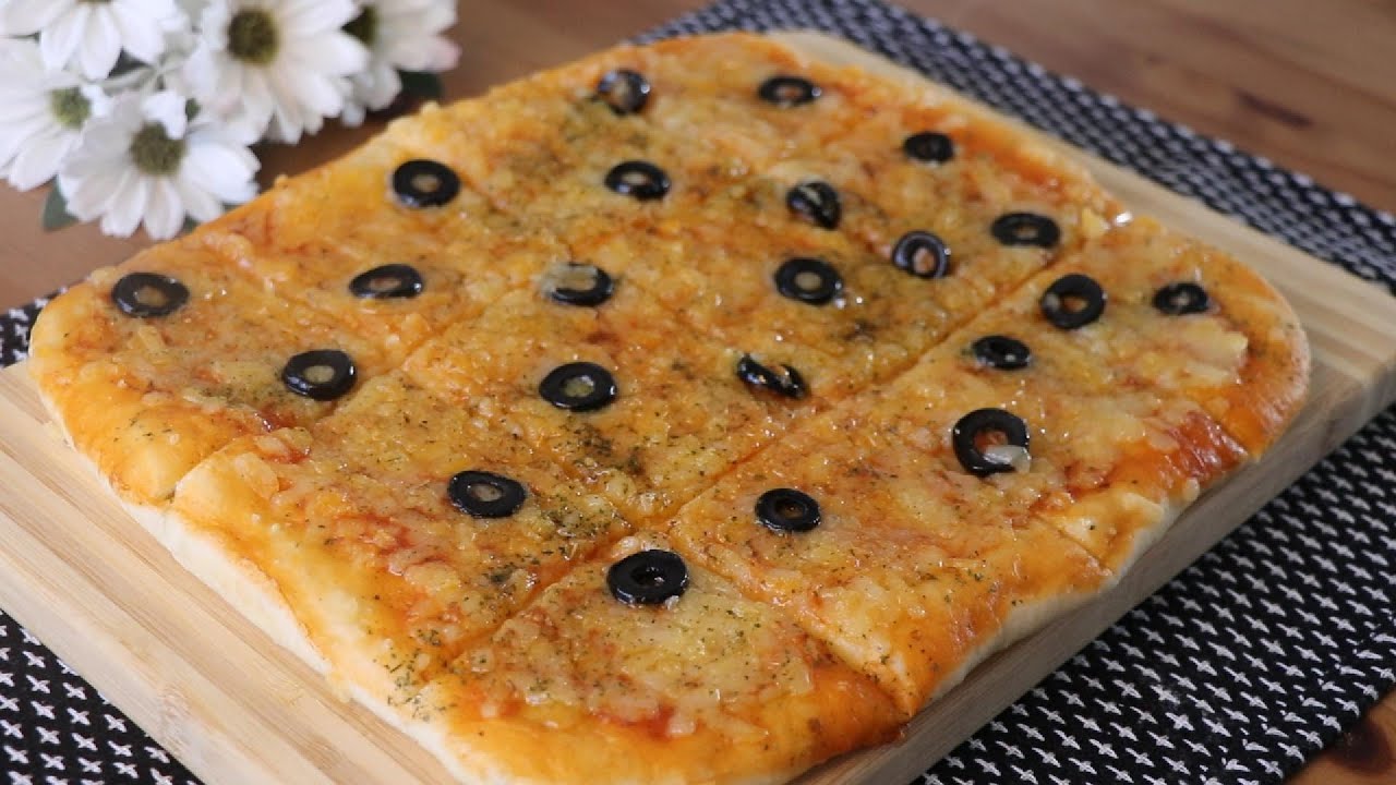 No knead pizza recipe,easy pizza recipe,home made .