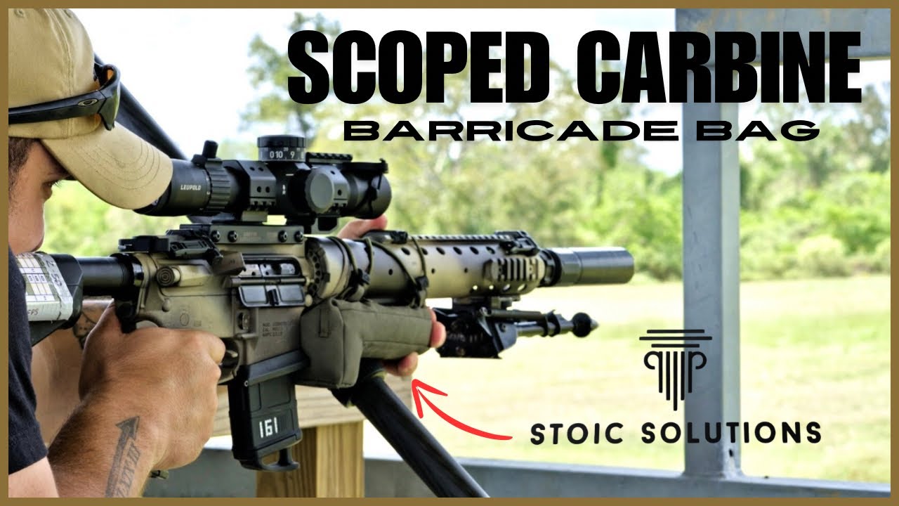 Scoped Carbine Barricade Bag: Stoic Solutions