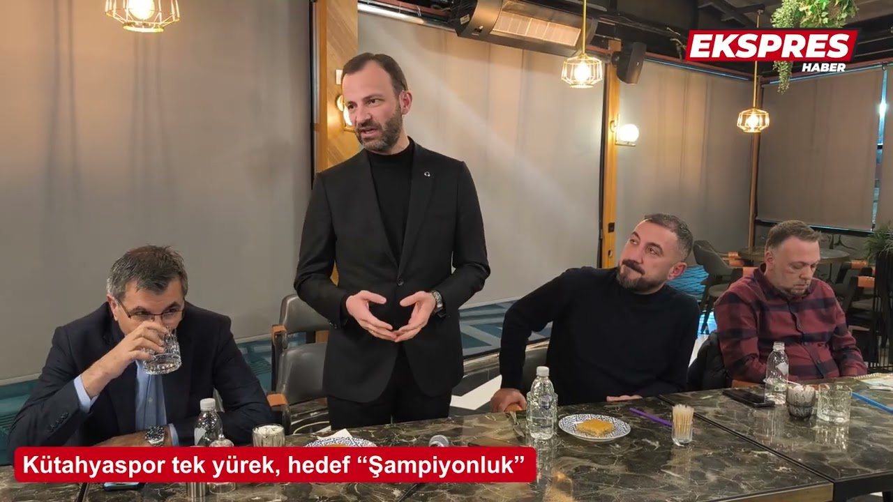 Kütahyaspor tek yürek, hedef “Şampiyonluk”