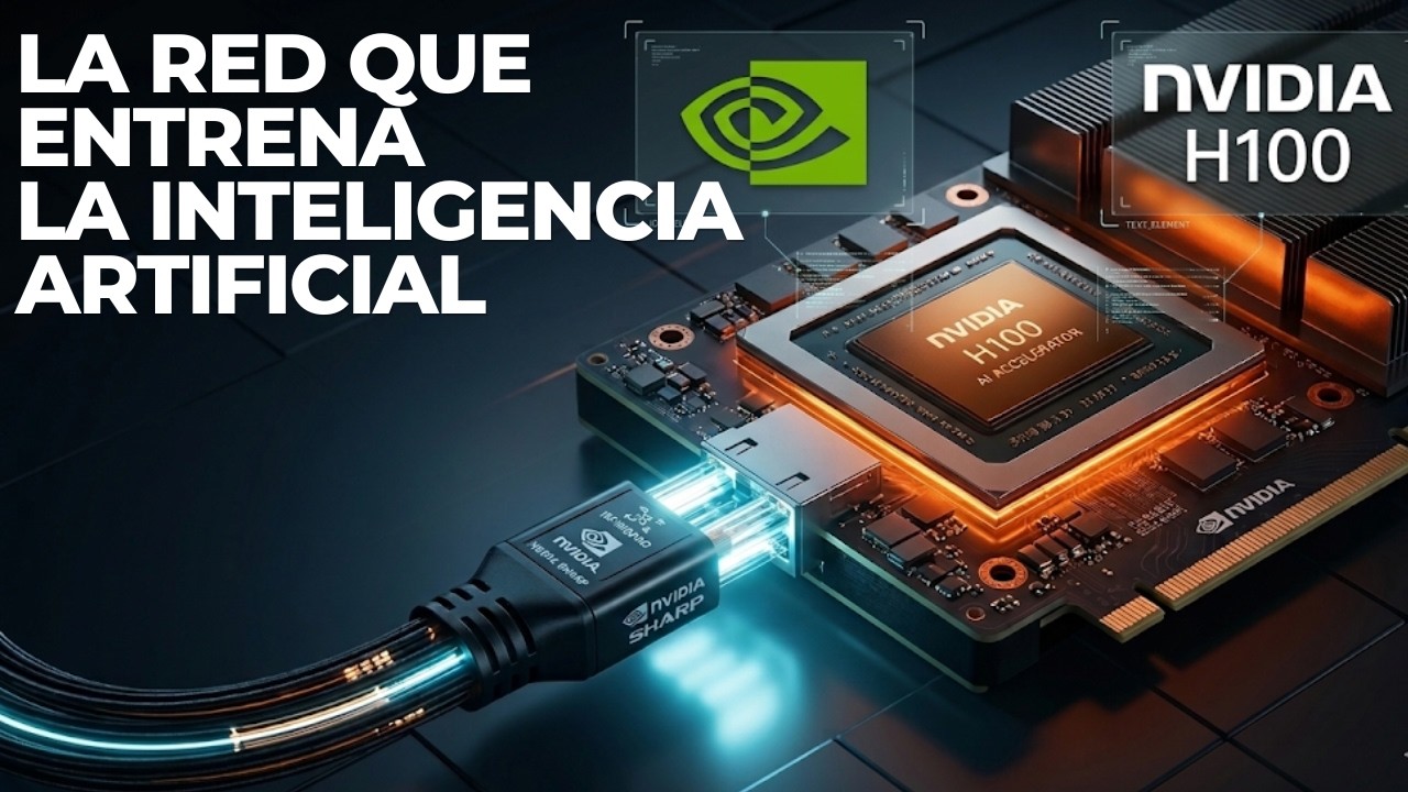 AI Networking explicado fácil: SHARP, InfiniBand y por qué acelera la IA