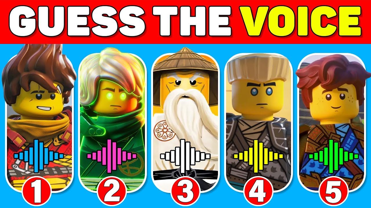 Guess the NINJAGO Characters by Their Voice - Quiz for Fans!