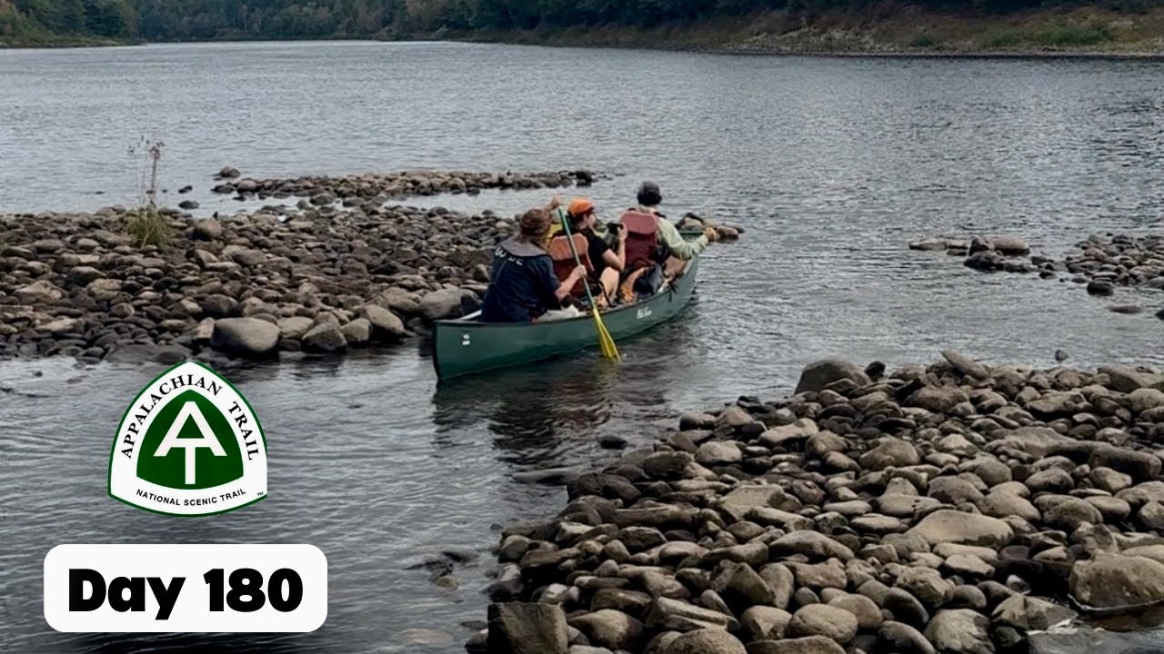 Day 180 - crossin the kennebec 🛶 | AT thru hike 2024