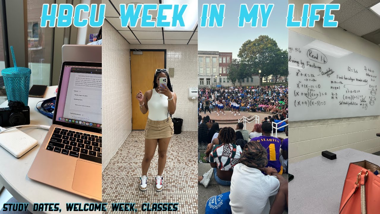 College Vlog: HBCU WEEK IN MY LIFE (Study dates, Class, Welcome Week, Unboxing +more)