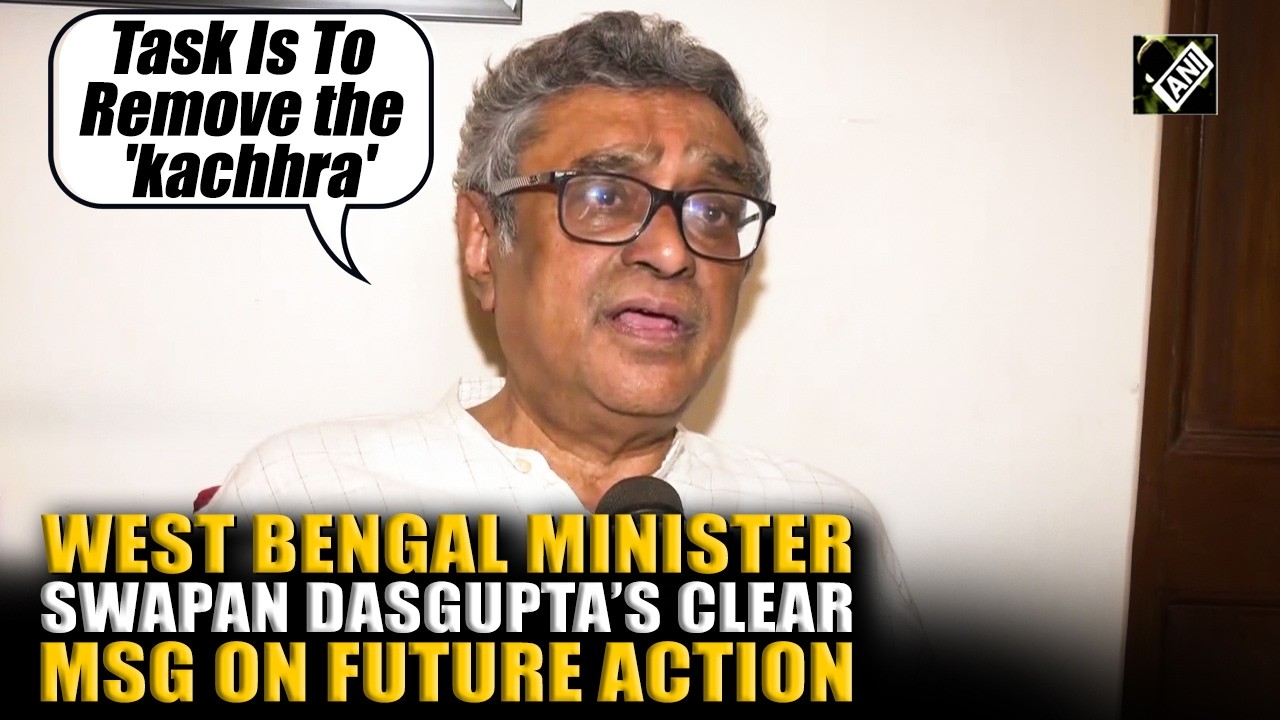 &lsquo;First task is to remove the 'kachhra': Swapan Dasgupta on taking oath as Minister | W. Bengal