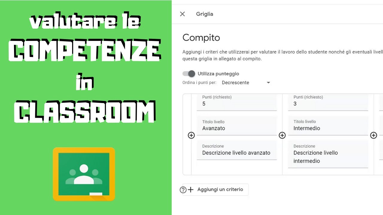 Valutare le Competenze con Google Classroom