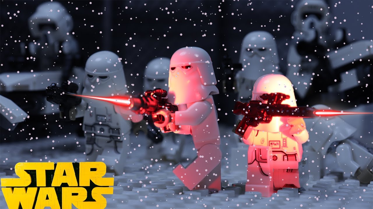Lego Star Wars Storm Trooper Christmas Battle. Stop Motion Animation, Christmas Special