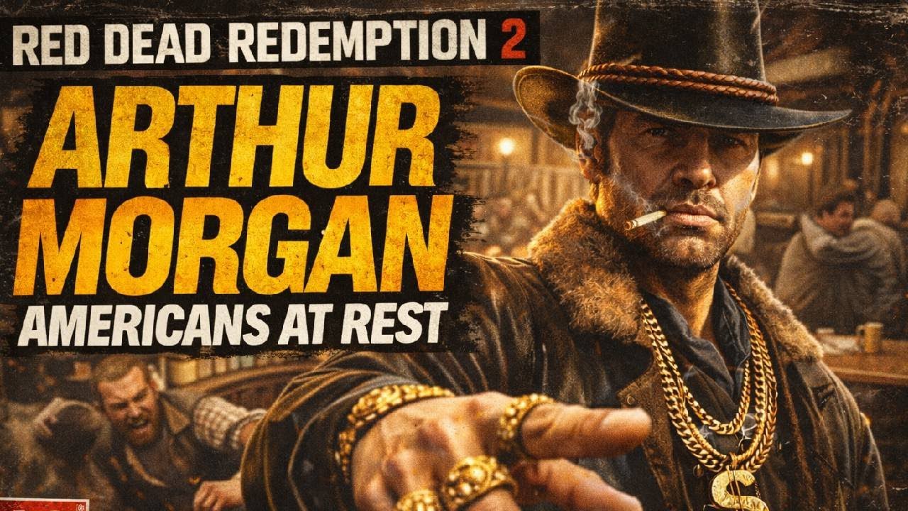 Red Dead Redemption 2 Americans at Rest | Chill Walkthrough & Bar Fight
