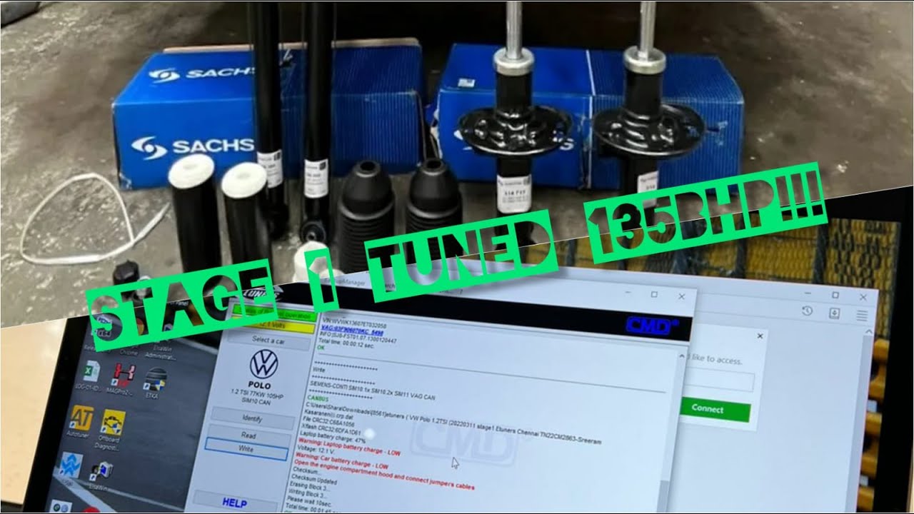 MODIFIED POLO GT TSI 135 BHP !!! STAGE 1 ETUNERS ECU TUNE || SACHS PERFORMANCE SHOCKS || #VAGMASTER