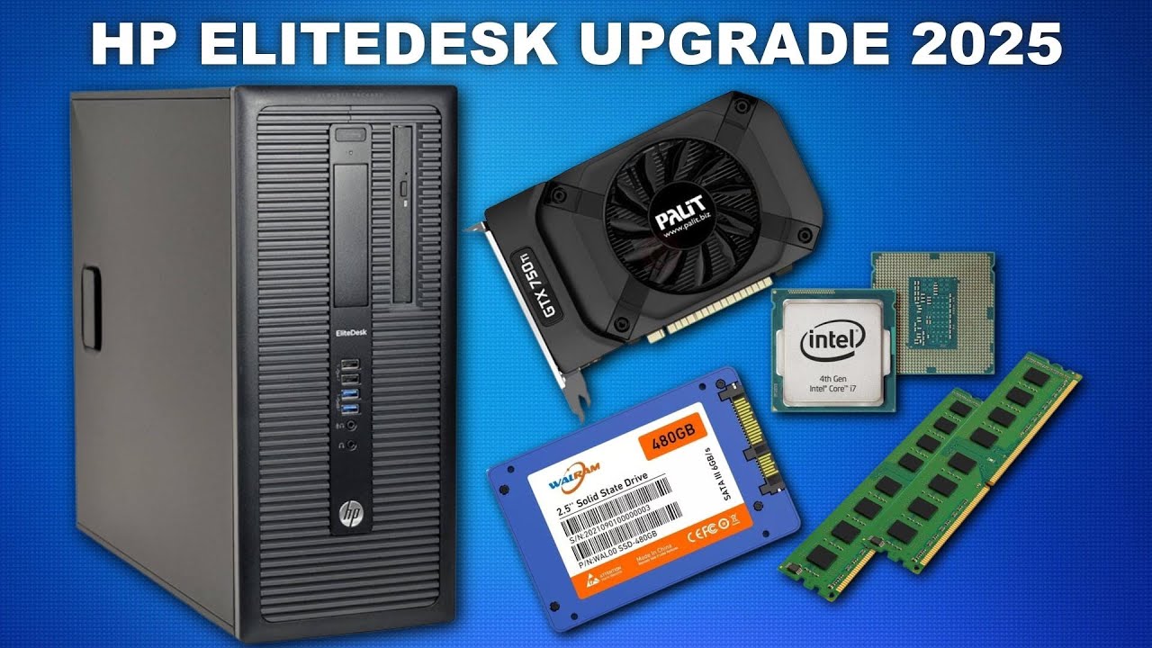 HP Elite Desk 800 G1 TWR Upgrade CPU, GPU, RAM, and SSD 2025