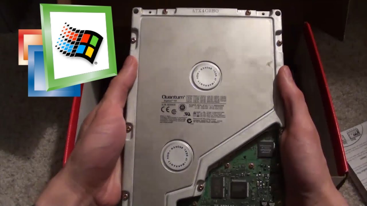 Установка Windows ME на Quantum Bigfoot TX