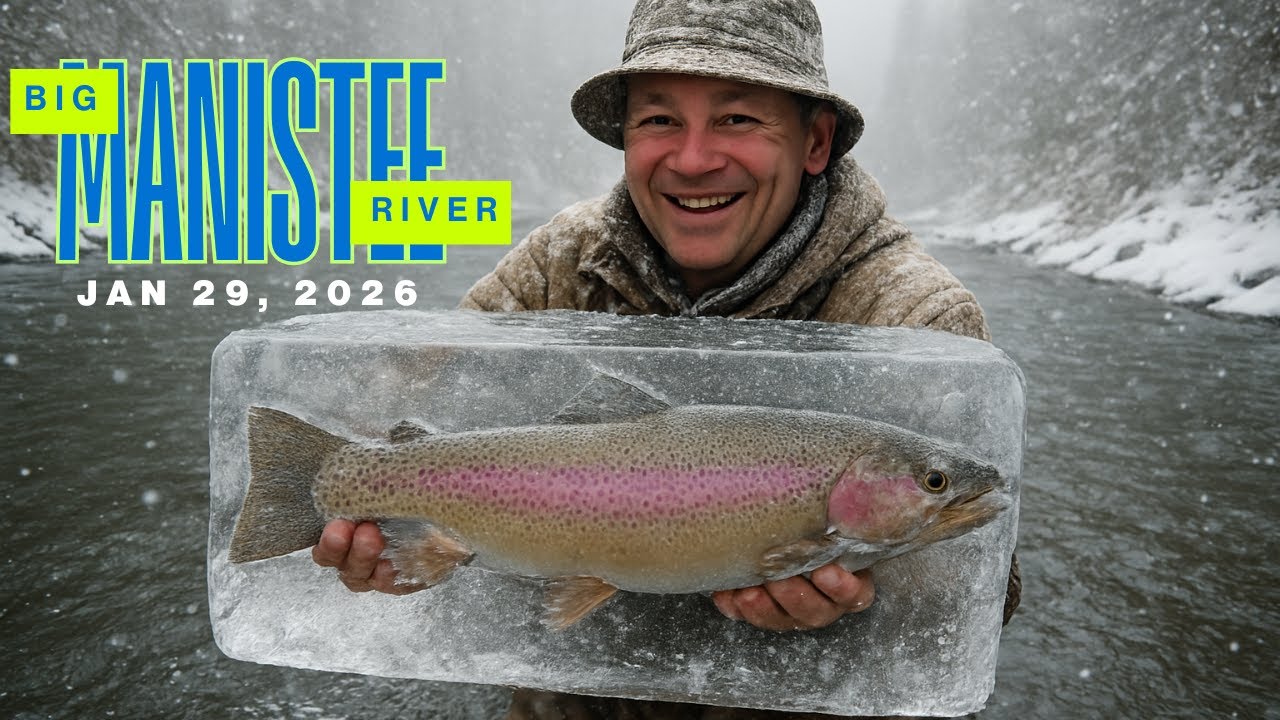 Big Manistee River Steelhead Fishing: Conditions Report 01-29-26