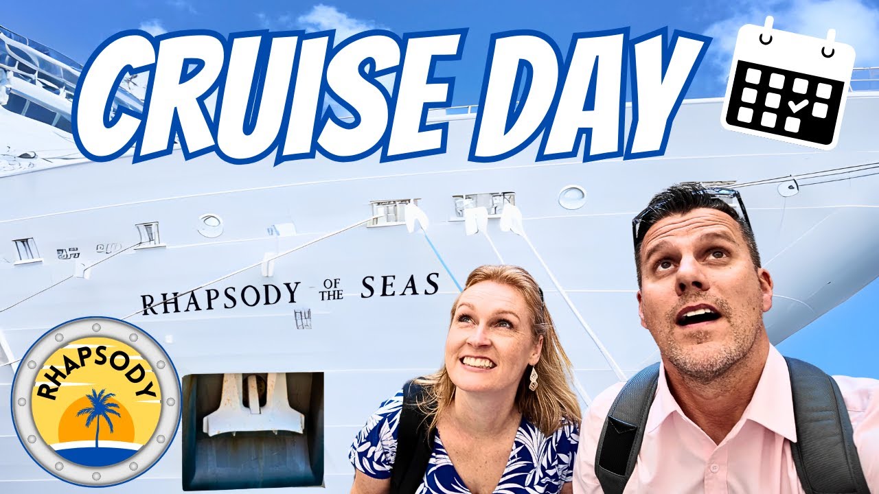 Boarding Rhapsody of the Seas in Puerto Rico - Day 1 Cruise Vlog - Royal Caribbean - San Juan