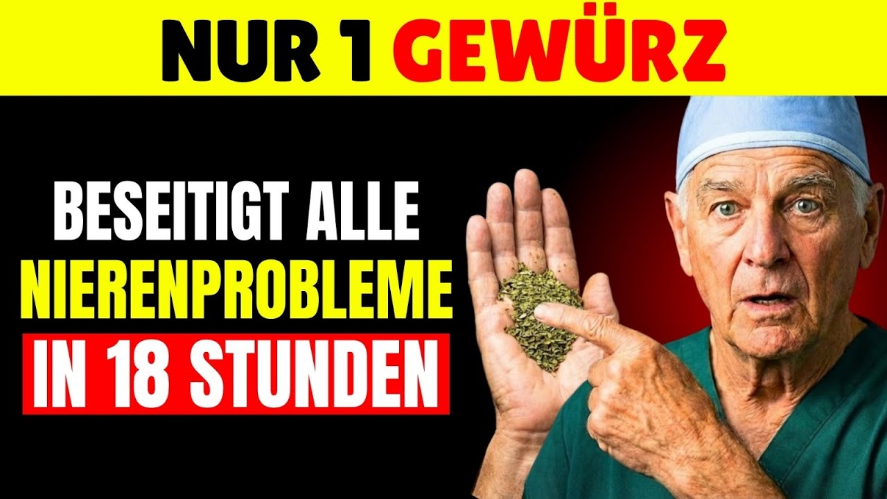Dieses Gewürz Reinigt Deine Nieren Und Spült Toxine Sofort Aus!