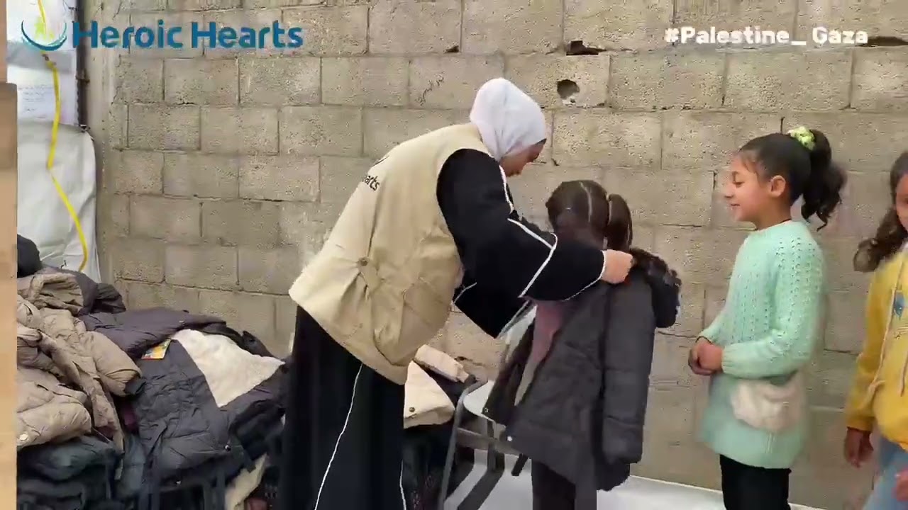 Gaza January, 2024: Winter Jackets distribution