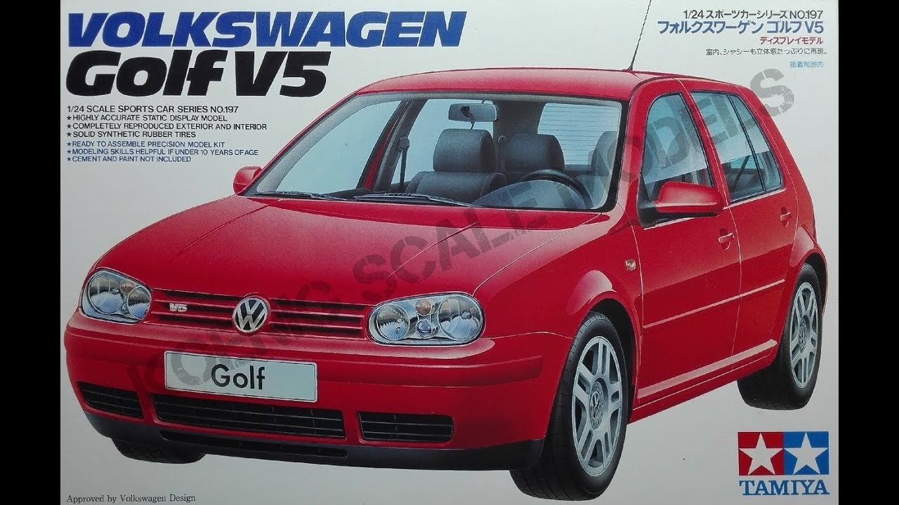 Обзор Volkswagen Golf V5 Tamiya 1/24 (сборные модели)