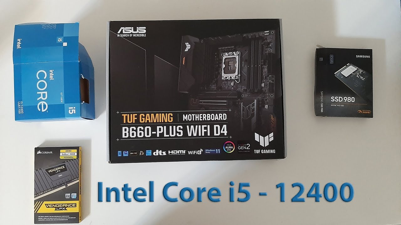 Asus B660-plus wifi d4 - Intel i5  12400 (Assemblaggio completo)
