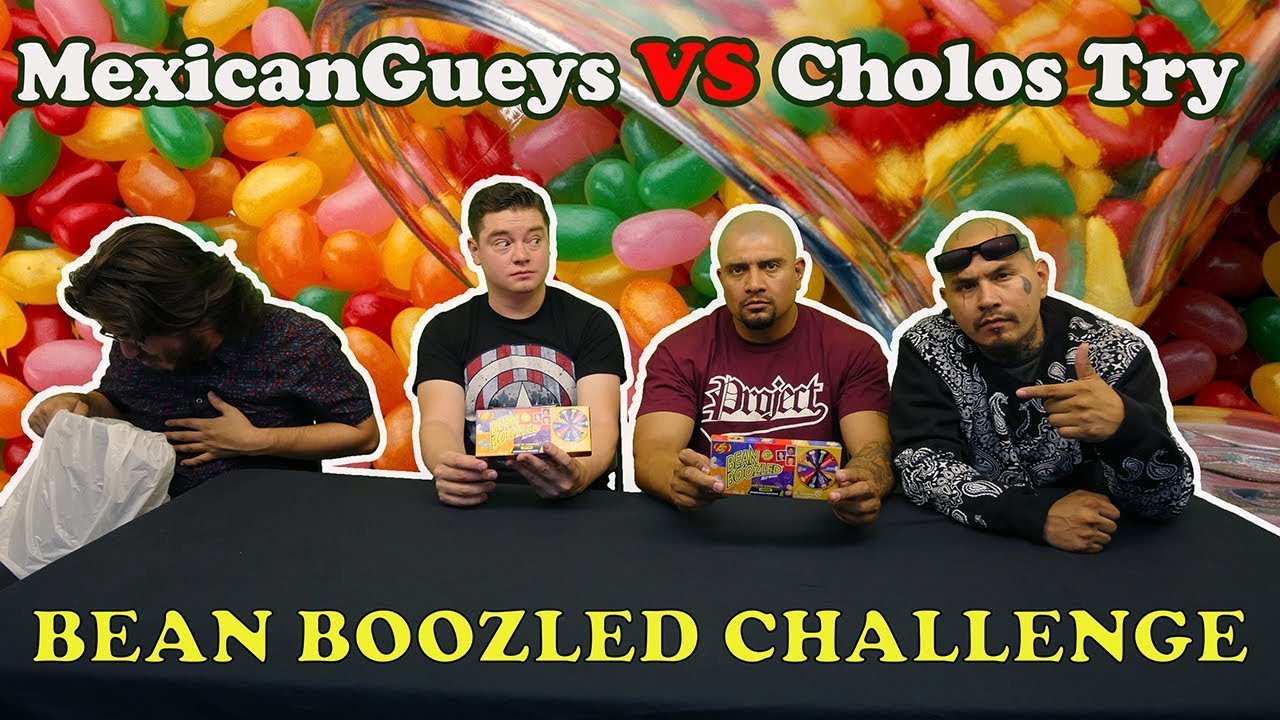 MexicanGueys VS Cholos Try (Bean Boozled Challenge)