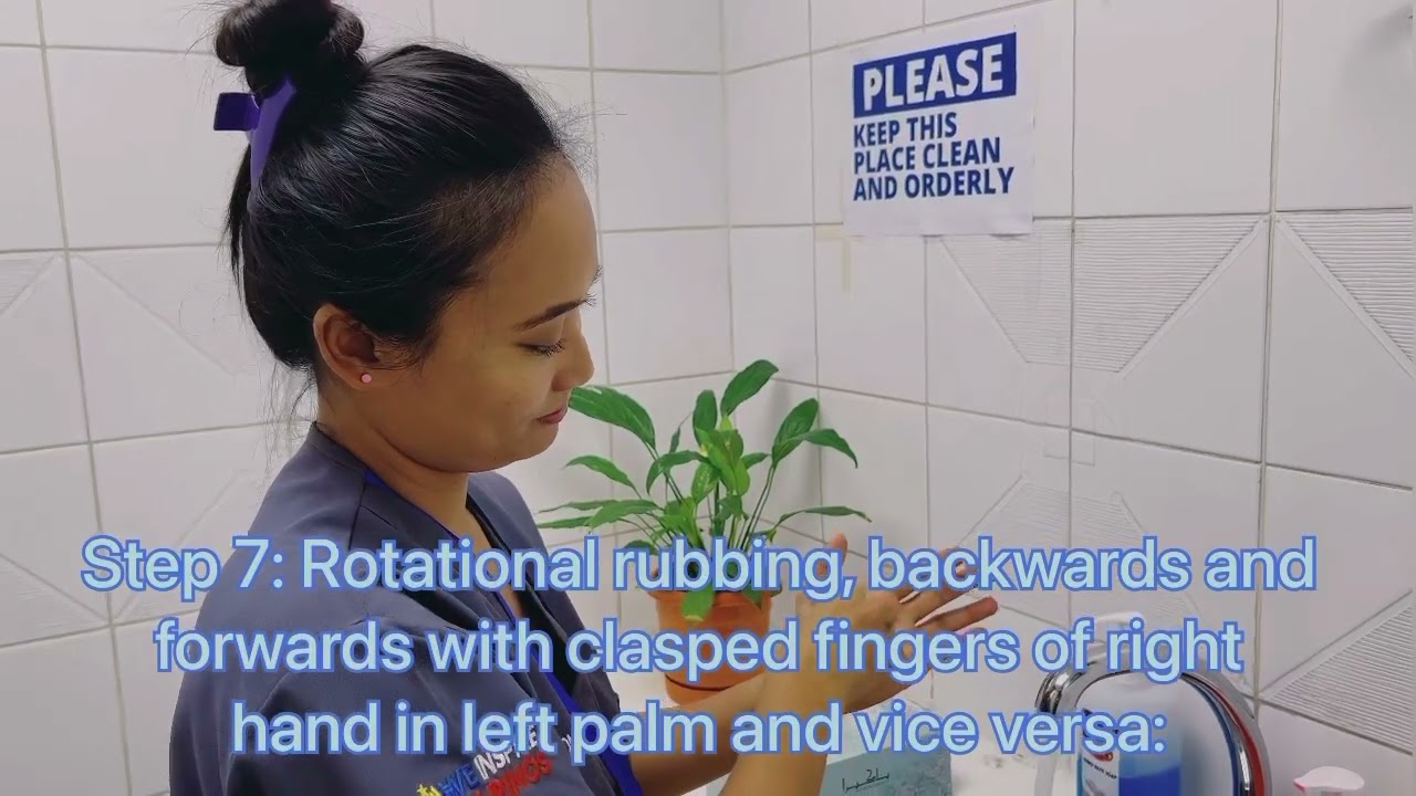 How to Handwash using Soap and Water Technique ( WHO )