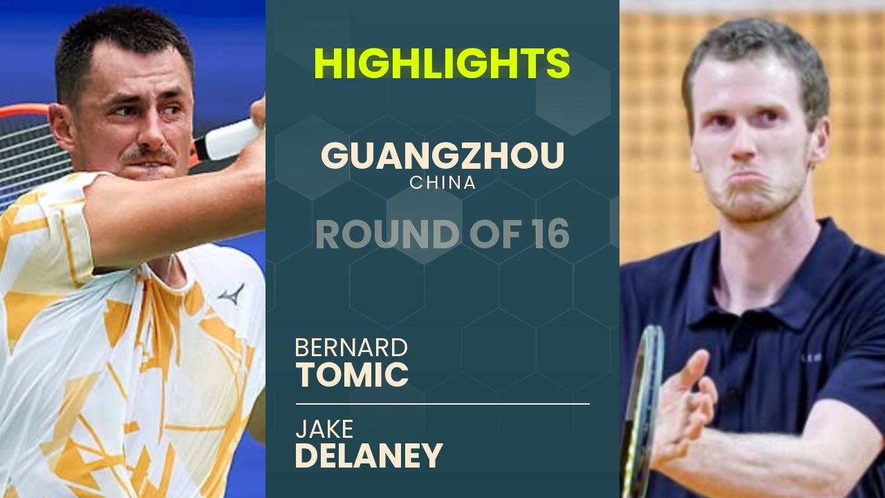 Bernard Tomic vs Jake Delaney Highlights | Guangzhou 2026 Round of 16