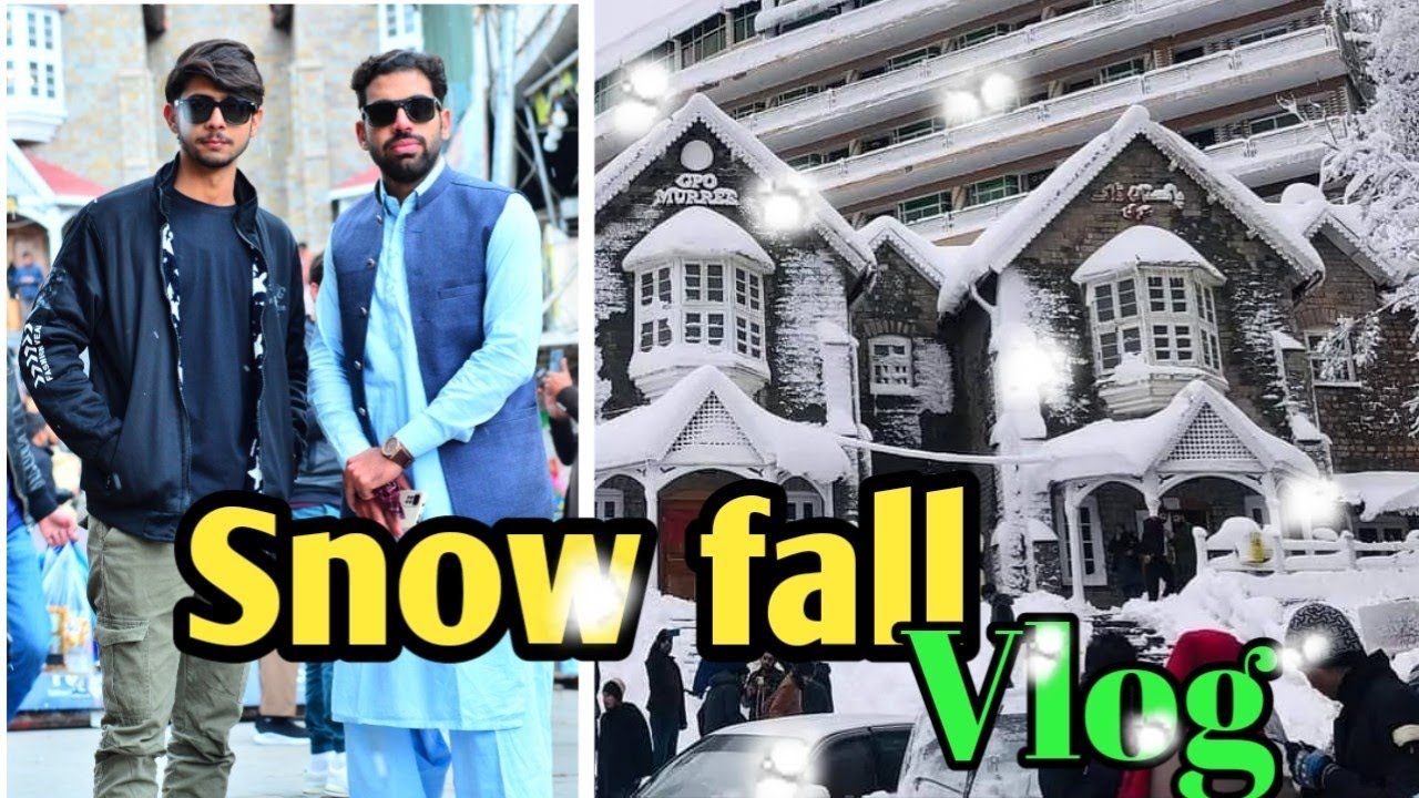 1st snow fall || Mera dream pora ho giya ❤️||muree mall road vlog