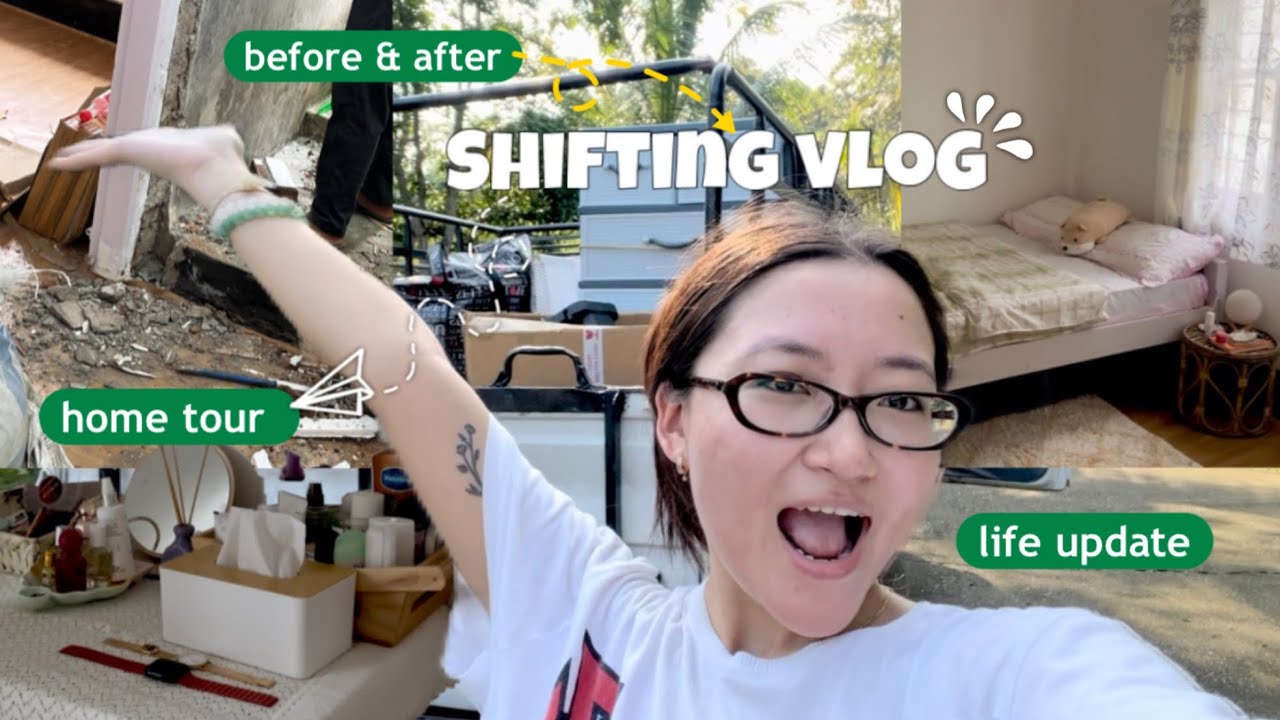 Shifting vlog | before & after | home tour | life update♡