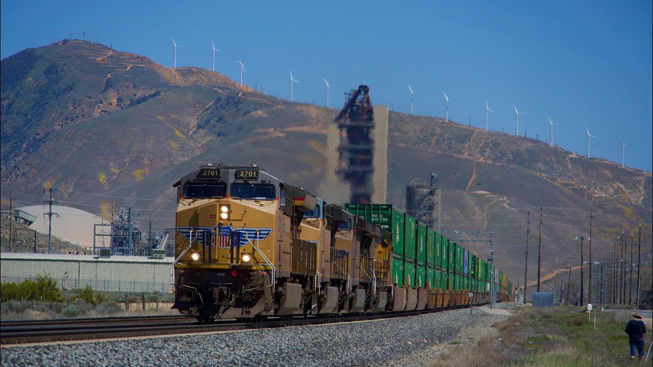 Railfanning California in Spring 2024 FT:UP,NS 8101,BNSF,and MORE!!