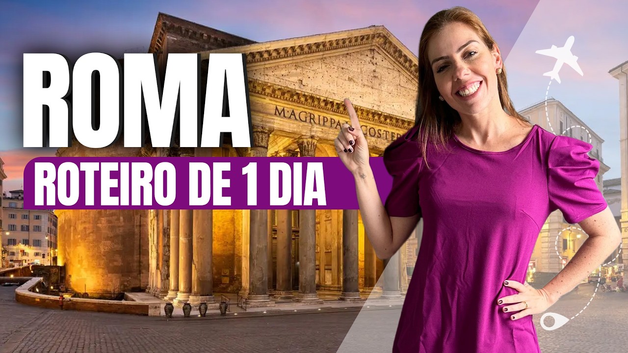 ROTEIRO PERFEITO DE 1 DIA EM ROMA! O que fazer, passeios, atrações e outras dicas!