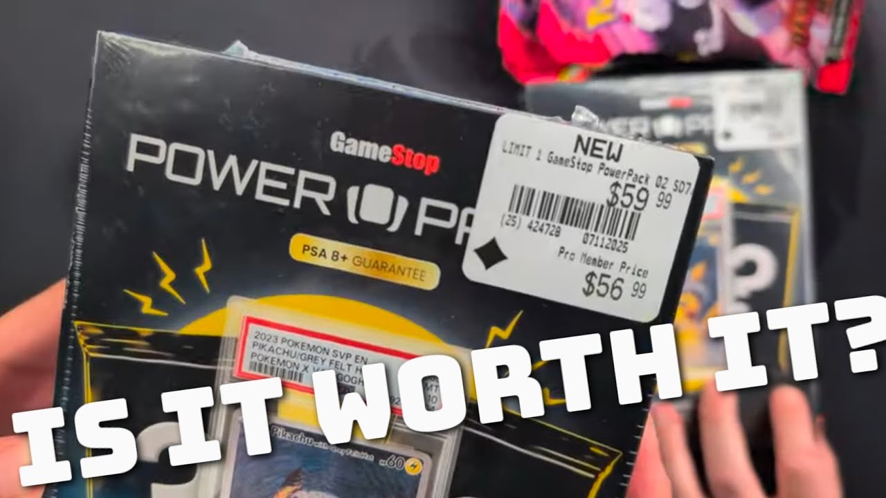 Gamestop power pack 2... PREPARE for trouble, and make it DOUBLE! Destin rival sleeve boosters!