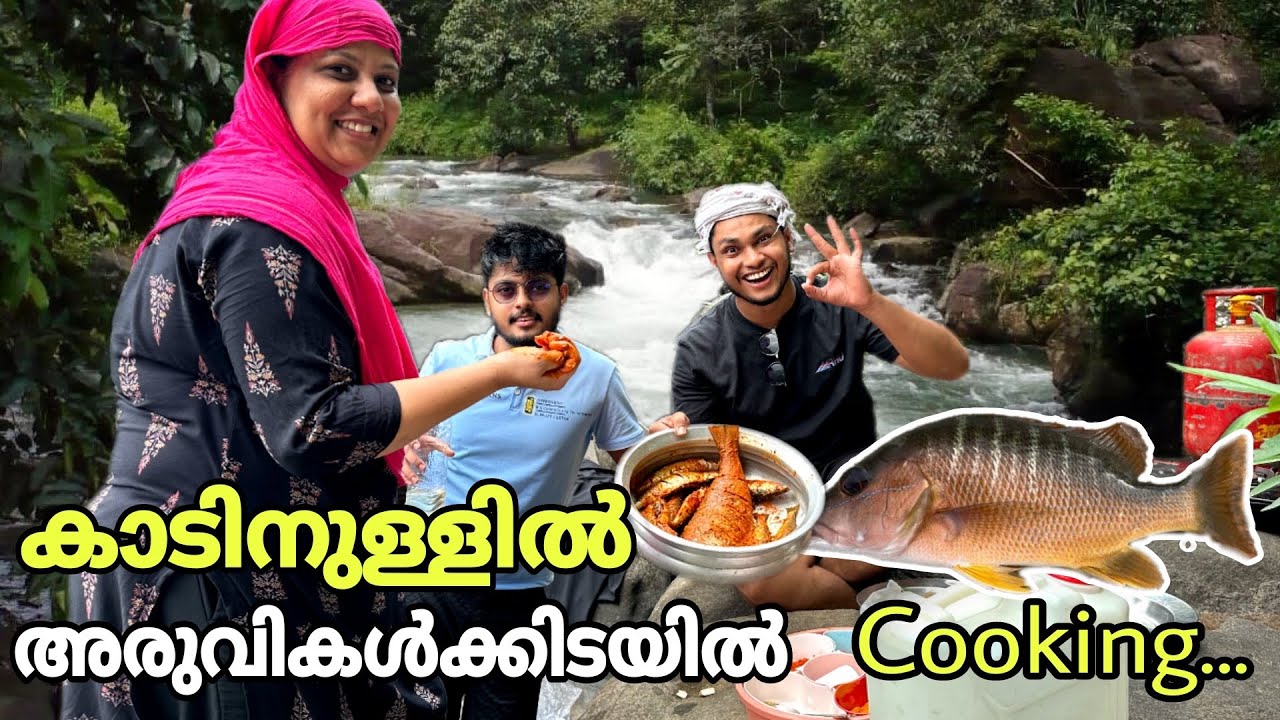 കുടുംബത്തോടോപ്പം കാട്ടിൽപോയി അരുവികൾക്കിടയിൽ cooking ചെയ്തു കിടിലൻ video🫶🏻😍  #maripuzha#ttfamily