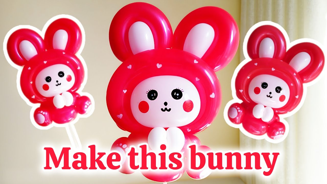 Kids LOVE This Balloon Bunny! 🐰🎈 | Easy Balloon Animal Tutorial |DIY