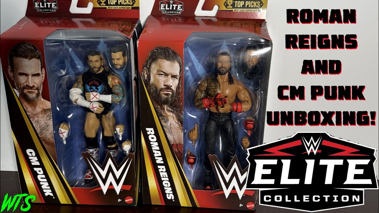 These WWE Elite Top Picks ROMAN REIGNS & CM PUNK Action Figures Are AWESOME!!!