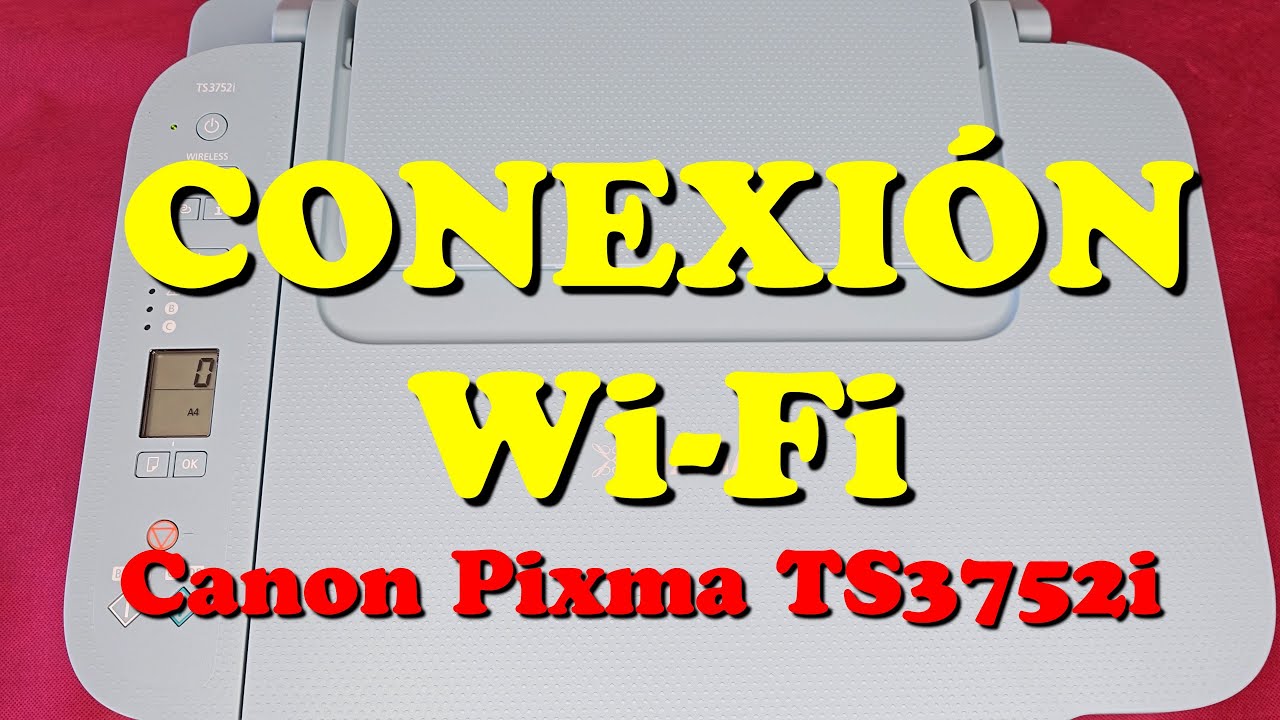 CANON PIXMA TS3752i CONEXION WIFI SIN APP. VALE TS3750 TS3751