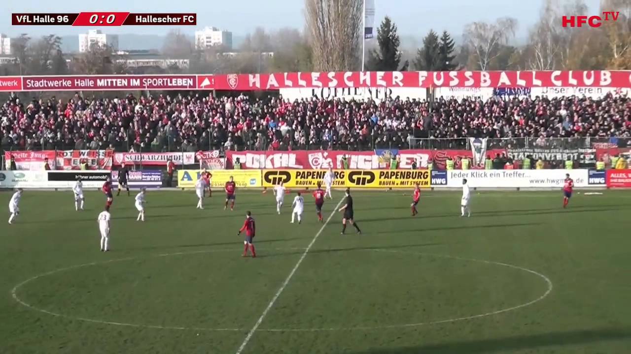 Landespokal Achtelfinale Spielbericht VfL Halle 96 - Hallescher FC