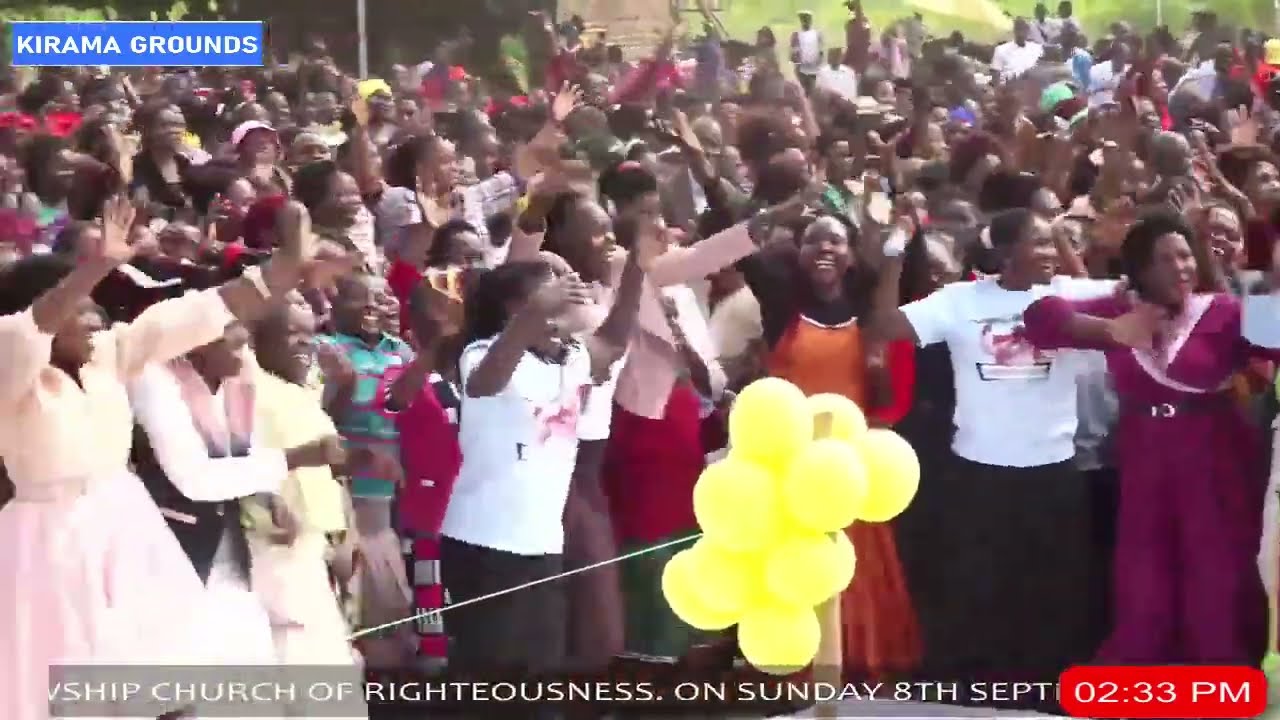 ZIONS OF UAFCR JUBILATING WITH PROPHET DAVID AS HE TELLS WHAT GOD HAS DONE IN THE YEAR 2024