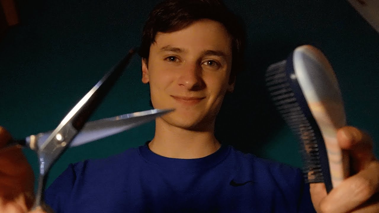 ASMR в темноте 💈 Ролевая игра в парикмахерской